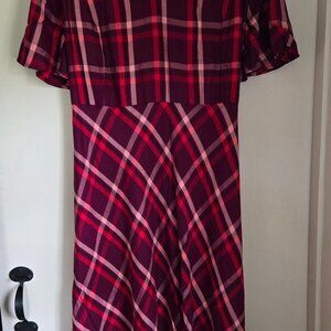 j jill plaid dress